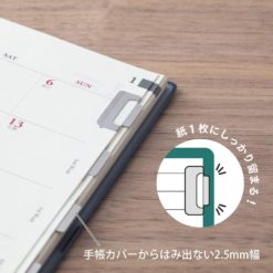 Midori Chiratto Index Clips Silver