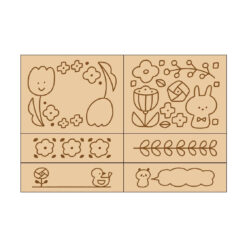 Mizutama x mark's Rubber Stamp Sets