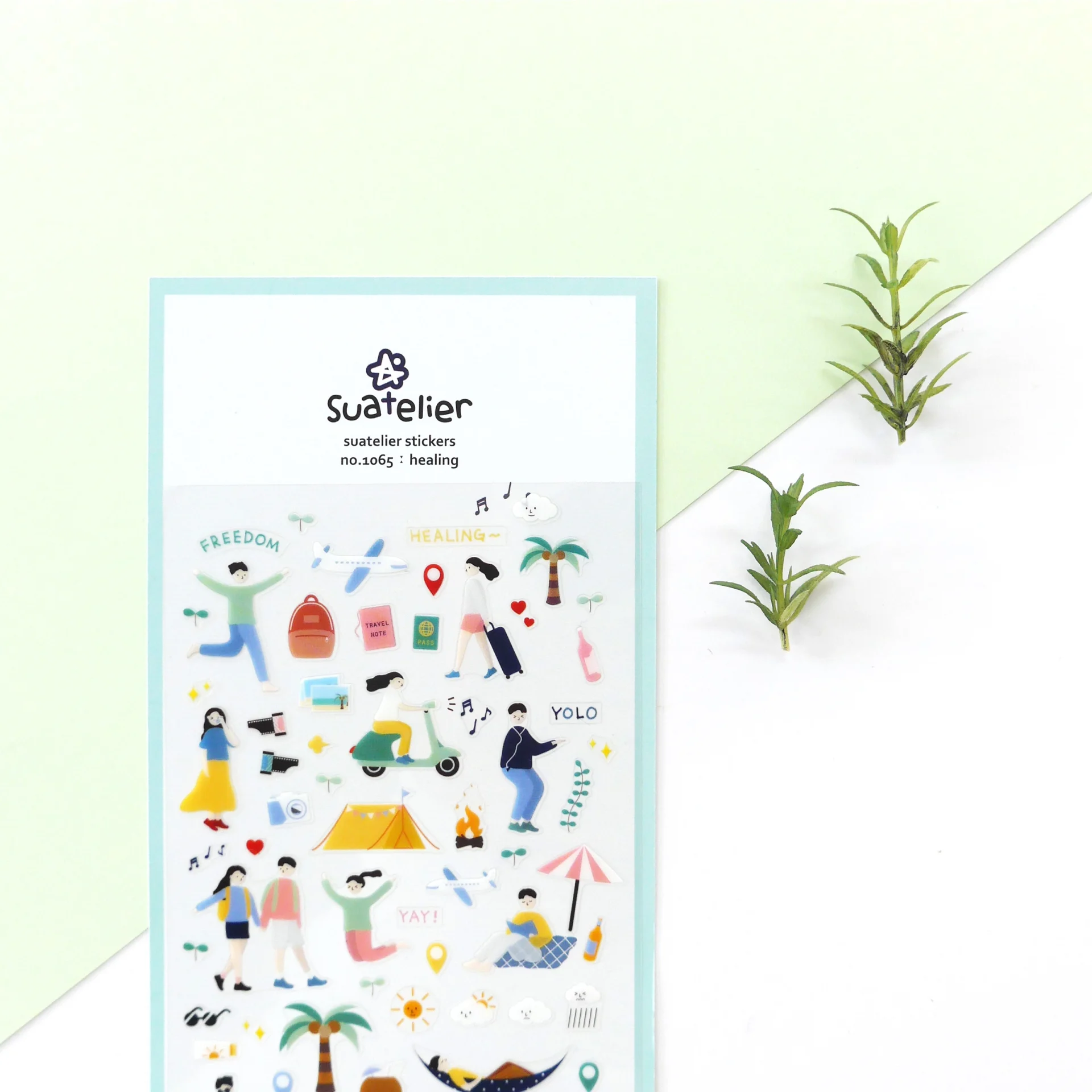 Suatelier Sticker Sheet - Healing 1065