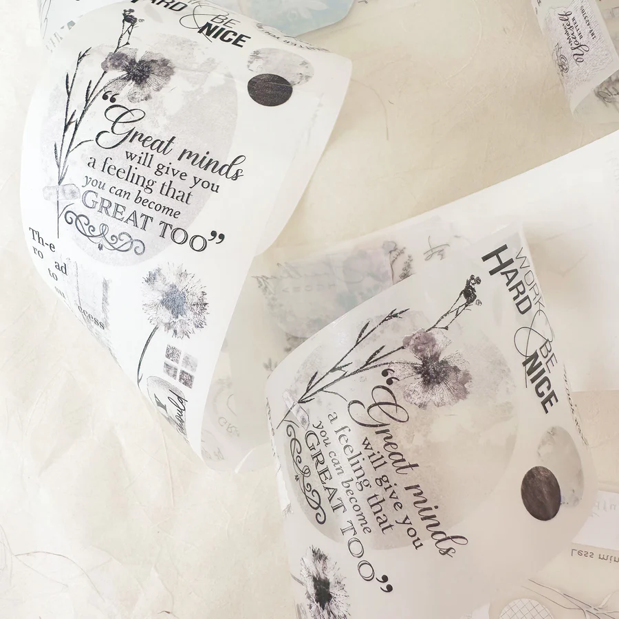 Journal Pages Tape - To Be Continuous (washi and PET)