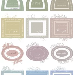 Hairmo Colour Frame Gossip Pre-cut Tape (paper or PET) - Image 3