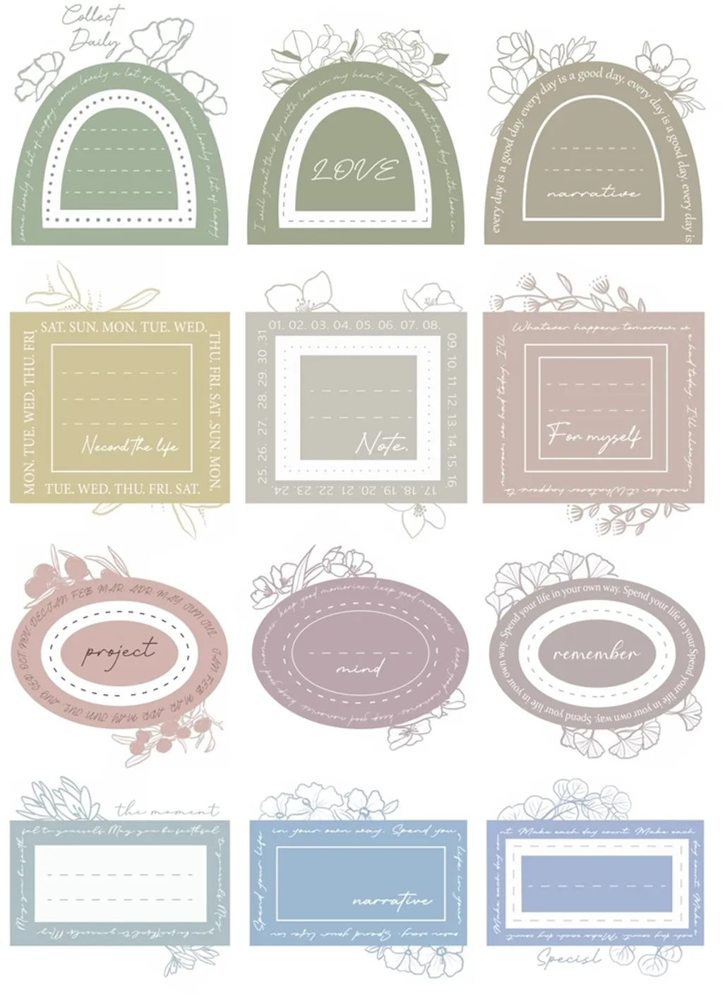 Hairmo Colour Frame Gossip Pre-cut Tape (paper or PET) - Image 3