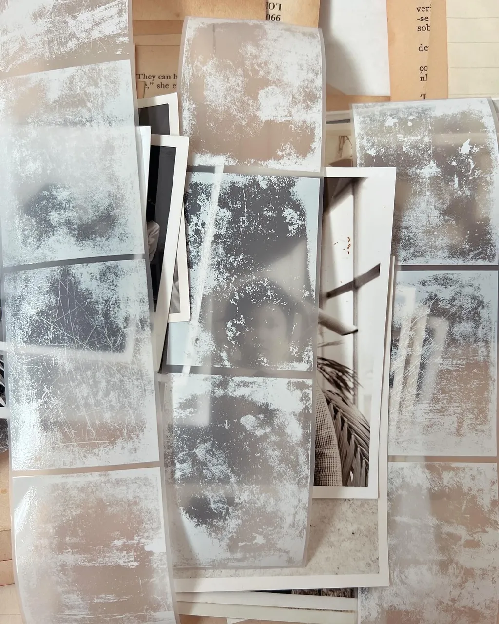 PlusMinus PET Tape - Film Noir 06 #FFFFF