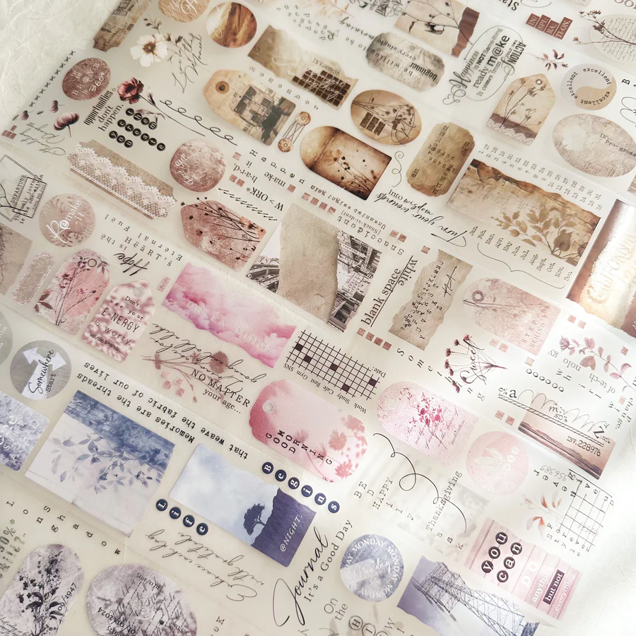 Journal Pages Tape - To Be Continuous (washi and PET)
