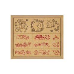 Studio Ghibli My Neighbor Totoro Rubber Stamp Set - Autumn & Winter