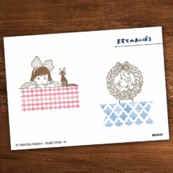 Studio Ghibli Kiki and Jiji Rubber Stamp
