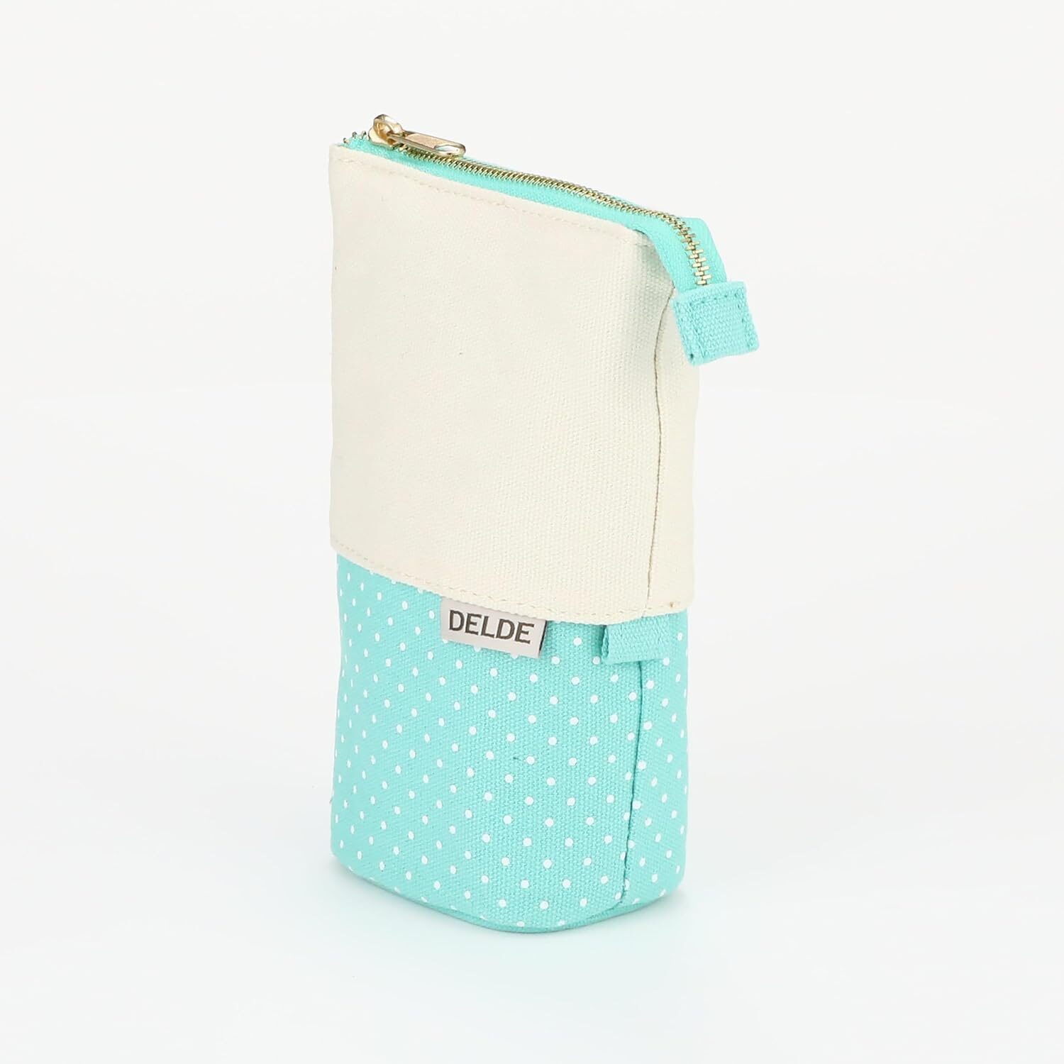 Sun-Star Delde Slide Pen Pouch - Polka Dot Mint - Image 2