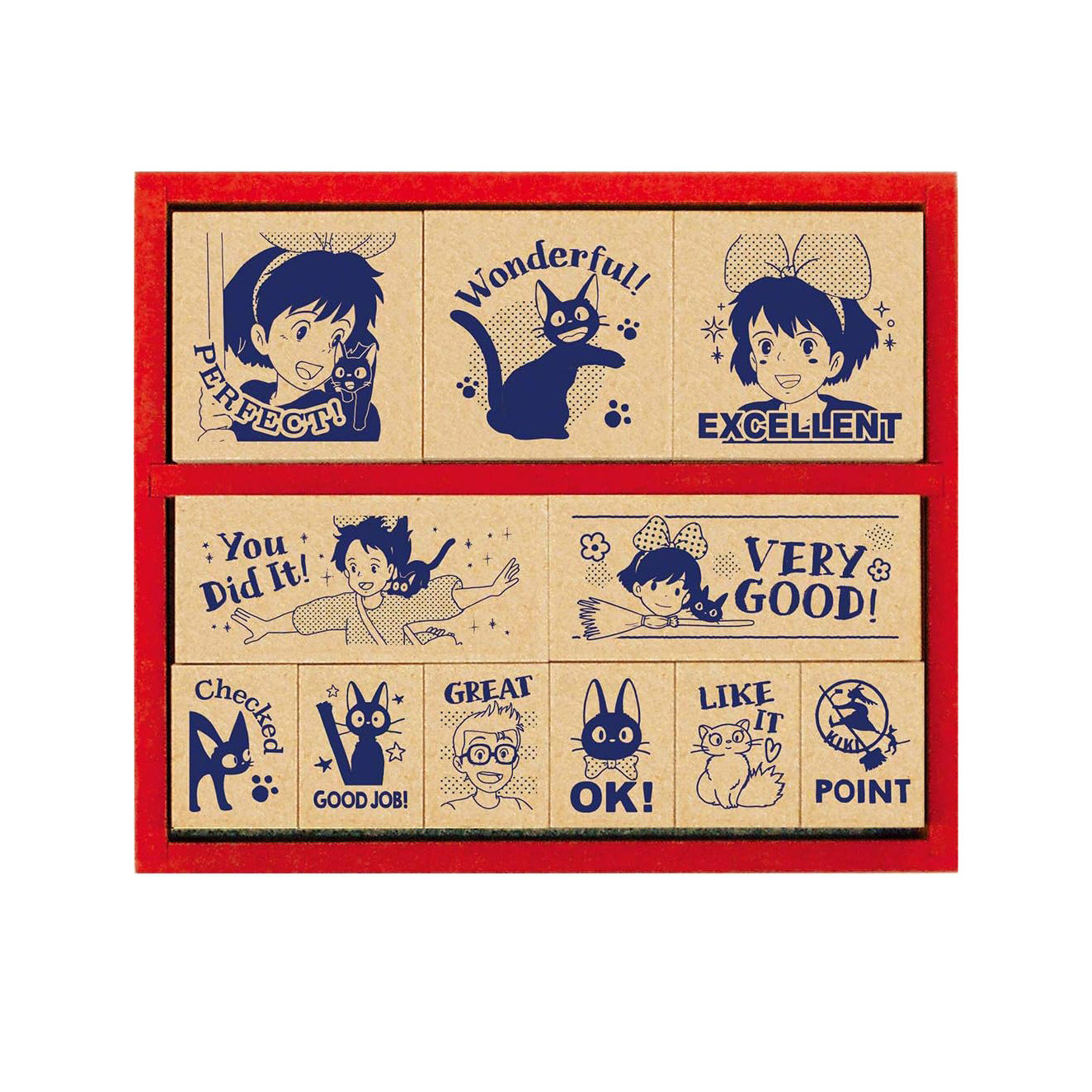 Studio Ghibli Kiki's Delivery Service Rubber Stamp Set