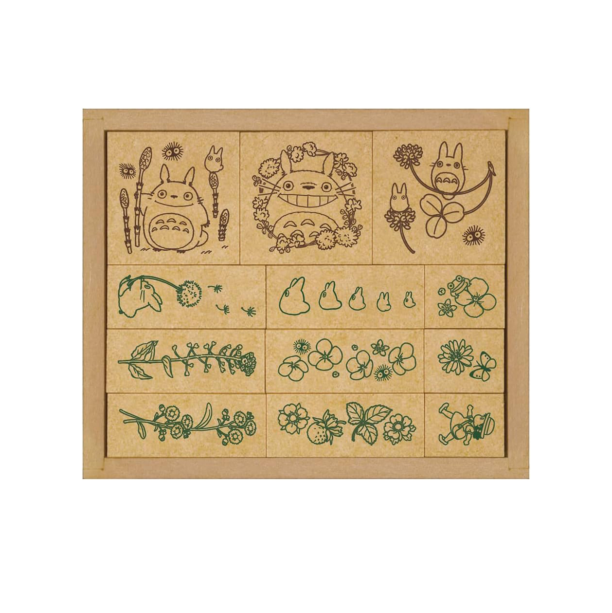 Studio Ghibli My Neighbor Totoro Rubber Stamp Set - Spring & Summer
