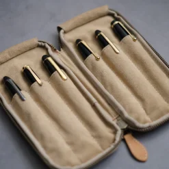 &Liebe 6-Pen Leather Zip Case