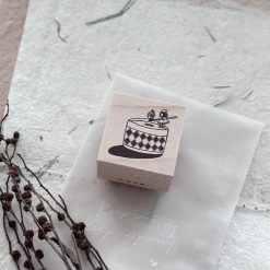 Nove Little Ordinary People Rubber Stamps Candle