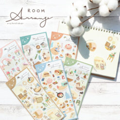 Mind Wave Room Arrangement Stickers (6 designs)
