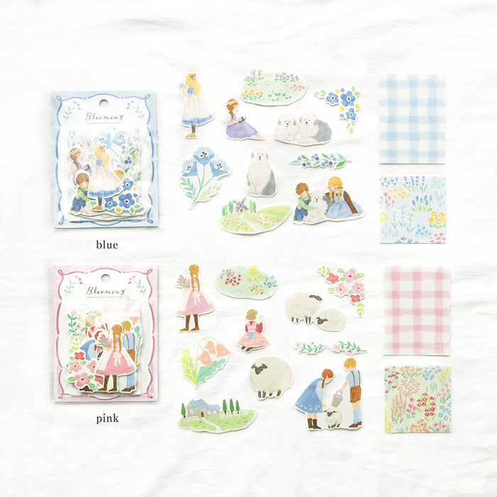 Mind Wave Blooming Stickers (6 designs)