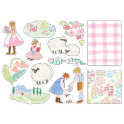 Mind Wave Blooming Stickers (6 designs)