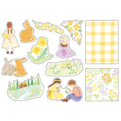 Mind Wave Blooming Stickers (6 designs)