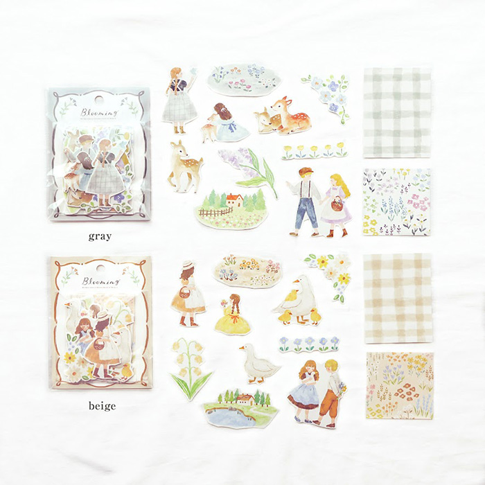Mind Wave Blooming Stickers (6 designs)