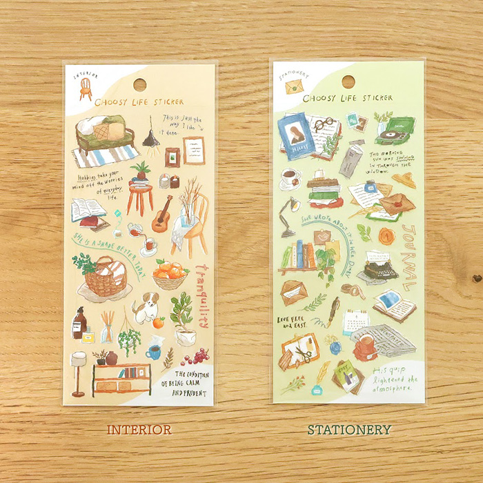 Mind Wave Choosy Life Stickers (6 designs)