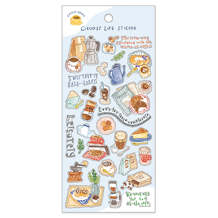 Mind Wave Choosy Life Stickers (6 designs)