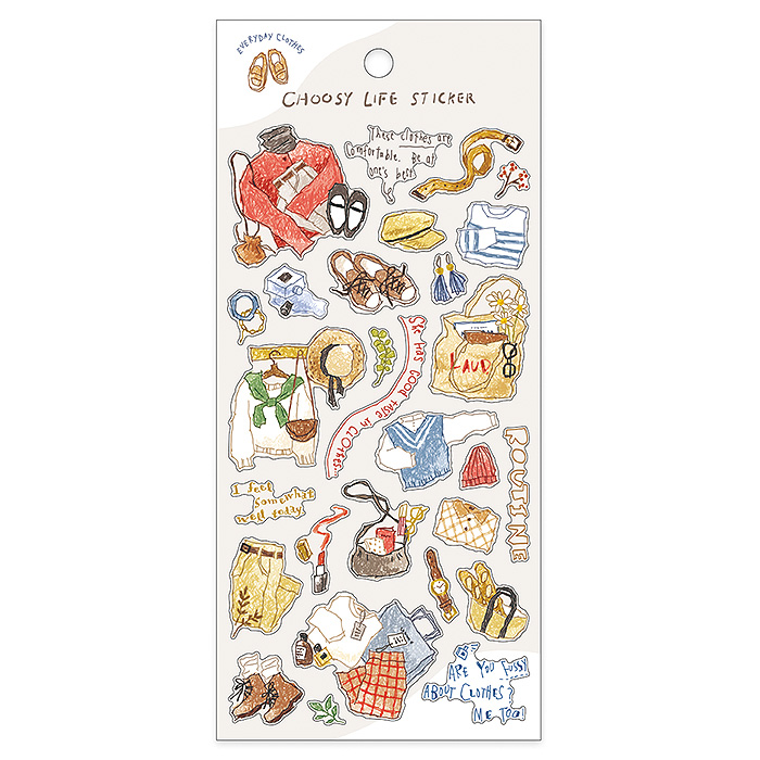Mind Wave Choosy Life Stickers (6 designs)