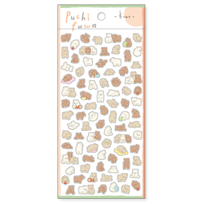 Mind Wave Puchi Fuwa Tiny Stickers (6 designs)