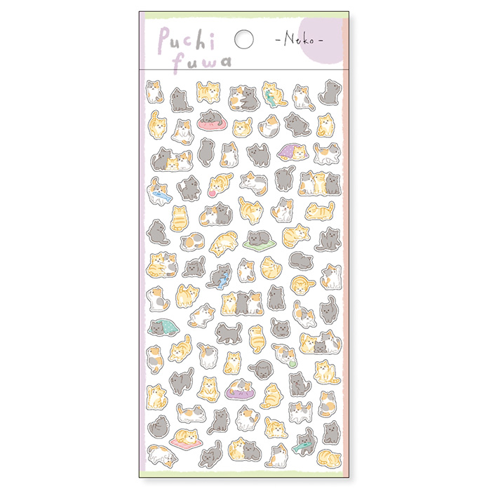 Mind Wave Puchi Fuwa Tiny Stickers (6 designs)