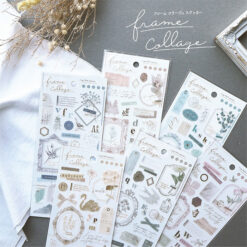 Mind Wave Frame Collage Stickers (6 designs)
