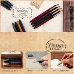 Zebra Sarasa Grand Vintage Colours Gel Ballpoint Pen 0.3/0.5mm - Image 17
