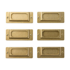TRAVELER'S Company Brass Label Plate