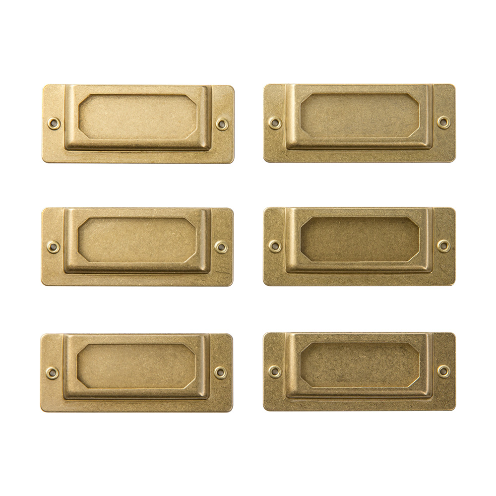 TRAVELER'S Company Brass Label Plate