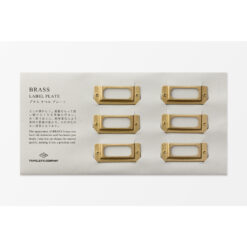TRAVELER'S Company Brass Label Plate