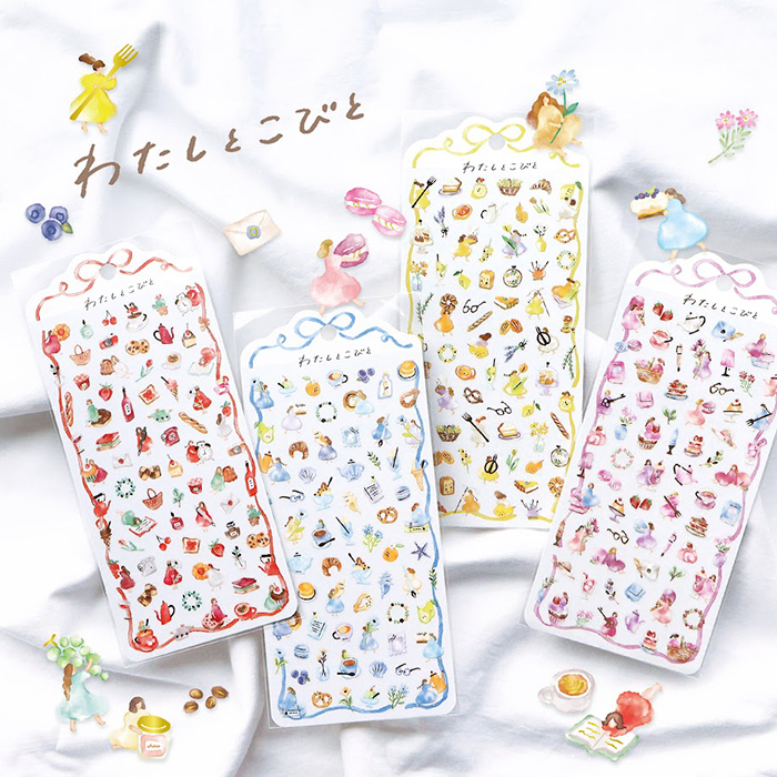 Mind Wave Little Girl Mini Stickers (6 designs)