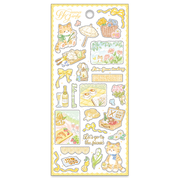 Mind Wave Fuwa Girly Stickers (6 designs)