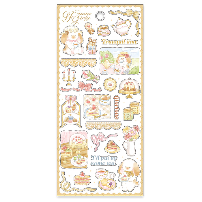 Mind Wave Fuwa Girly Stickers (6 designs)