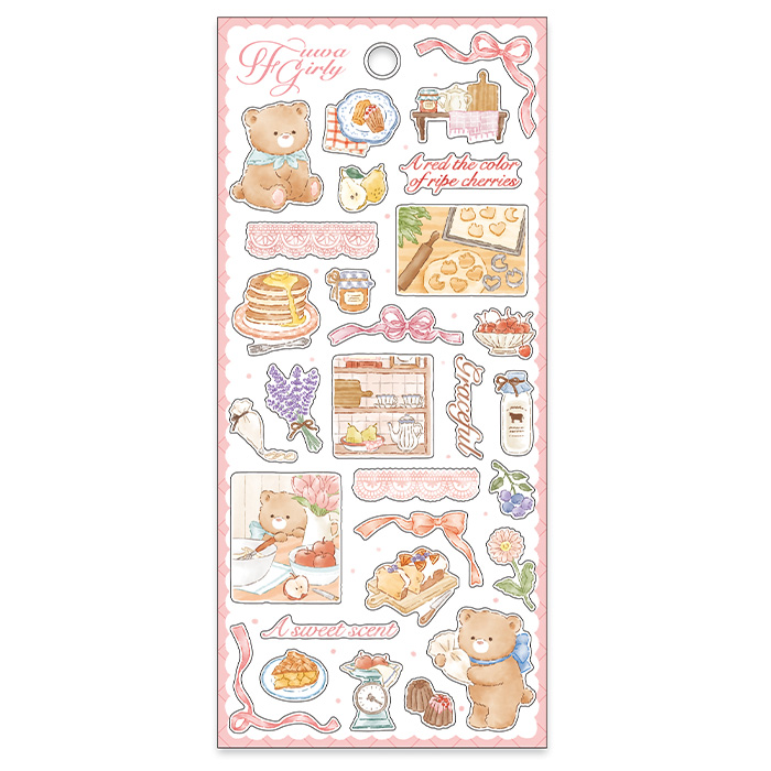 Mind Wave Fuwa Girly Stickers (6 designs)