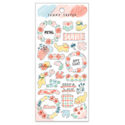 Mind Wave Sunny Sketch Stickers (6 designs) Cat