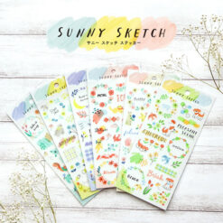 Mind Wave Sunny Sketch Stickers (6 designs)