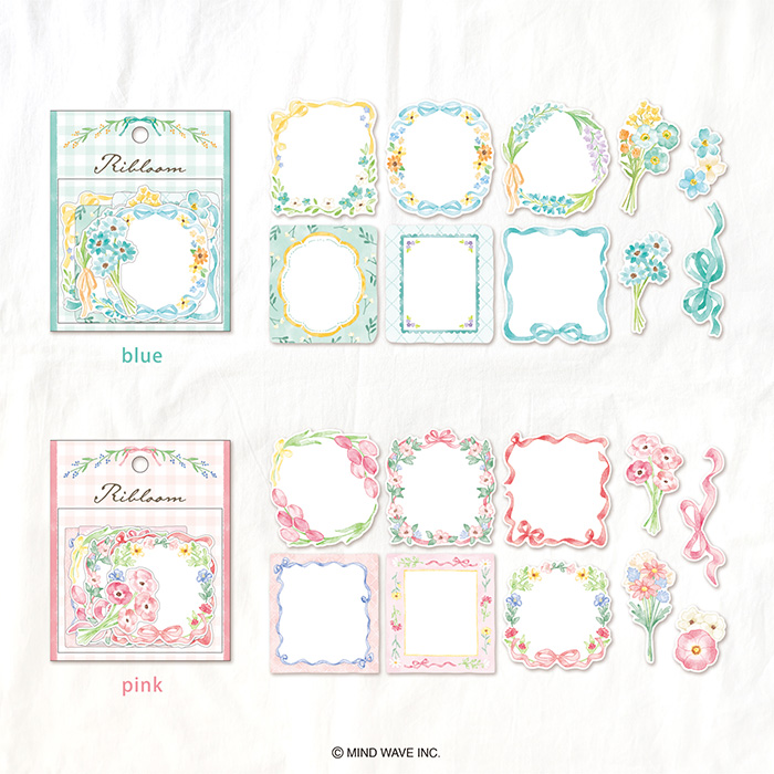 Mind Wave Ribloom Flake Stickers (6 designs)