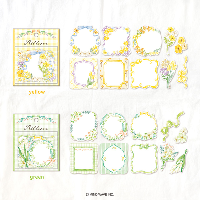 Mind Wave Ribloom Flake Stickers (6 designs)