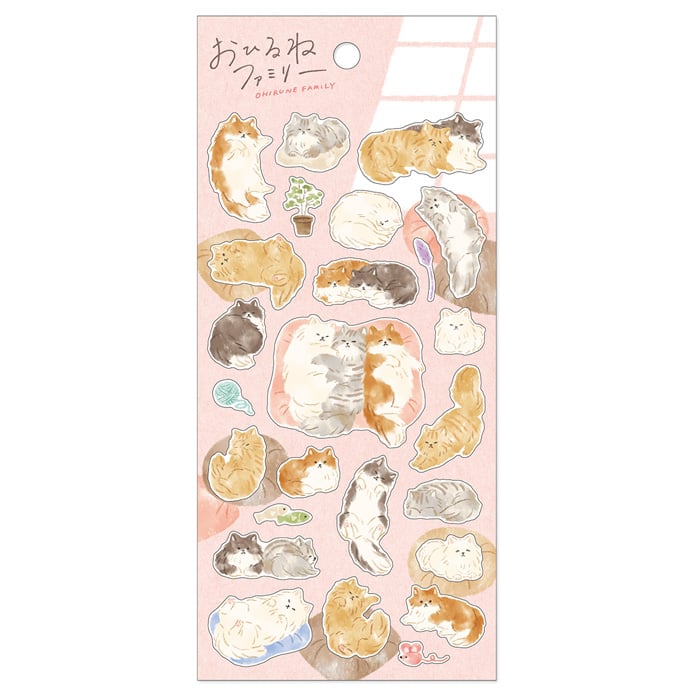 Mind Wave Sleepy Animals Stickers (6 designs)