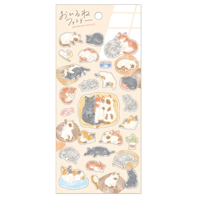 Mind Wave Sleepy Animals Stickers (6 designs)