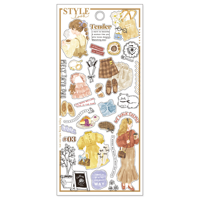 Mind Wave Style Look Stickers (6 designs)
