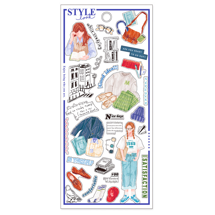 Mind Wave Style Look Stickers (6 designs)