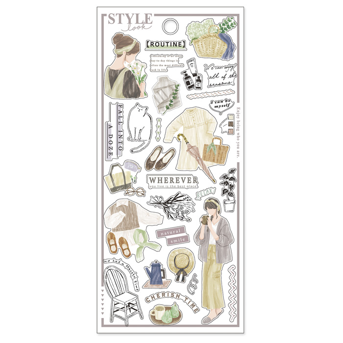 Mind Wave Style Look Stickers (6 designs)