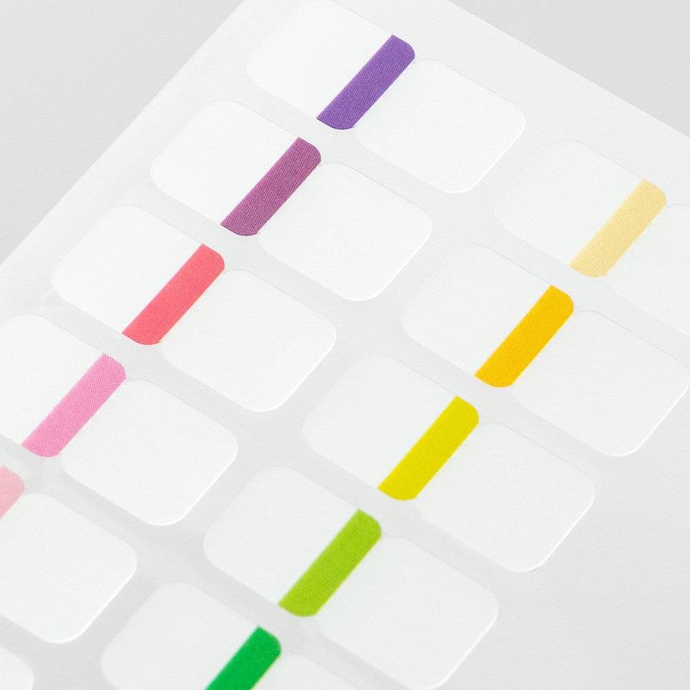 Midori Index Label Chiratto 24 Colours Vivid