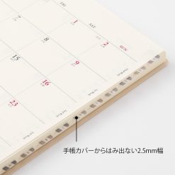 Midori Index Label Chiratto Number Grey