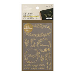 Midori Foil Transfer Stickers - Flowers