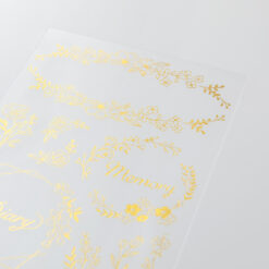 Midori Foil Transfer Stickers - Flowers