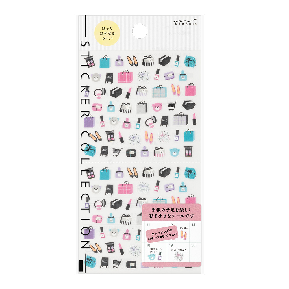 Midori Schedule Sticker Sheet - Shopping