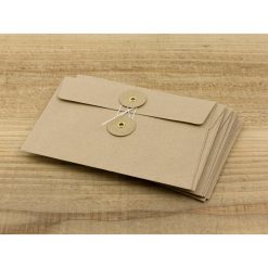 TRAVELER'S Company Kraft Envelope with String M - Brown - Image 4