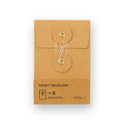Traveler's Company Kraft Envelope with String S - Orange